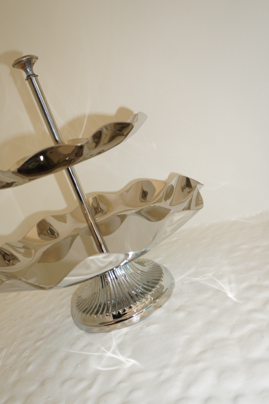 Gaia Two-Tiered Serving Tray