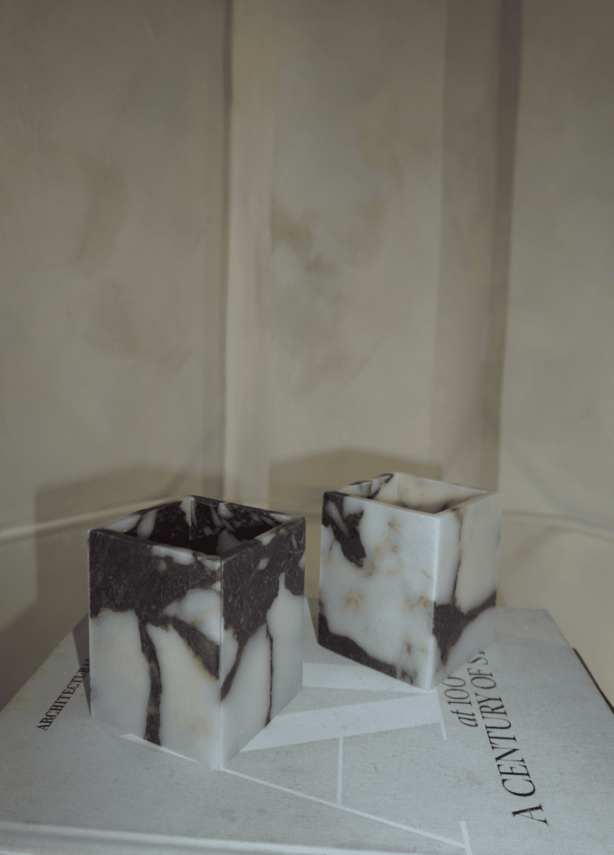 Tera Candle Holder & Jar