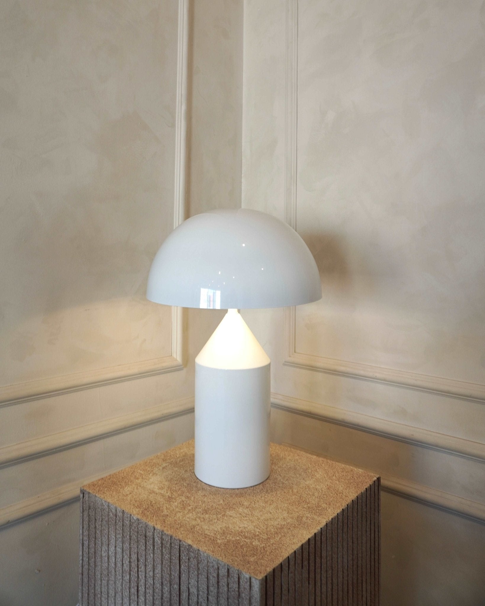 Lampe de table Vouhet Brun, Couleur bois, Noir H3620007