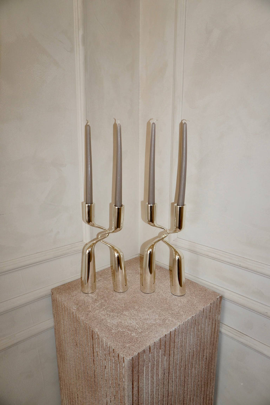 Lykke Iron Candlestick Holders