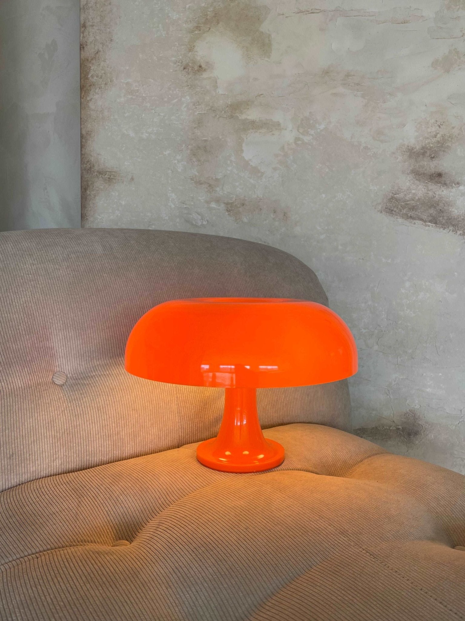 Nala Table Lamp - Vintage Mushroom Night Light in Orange or White