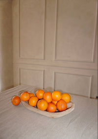 Hand Carved Paloma Wood Bowl by HueGah Homes