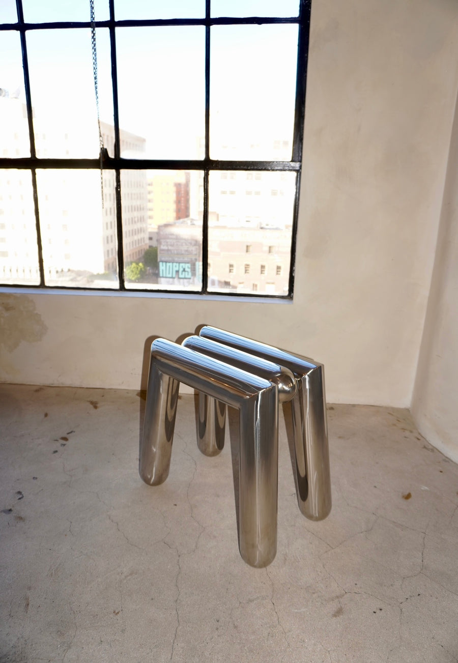 Tash Electroplated Stool